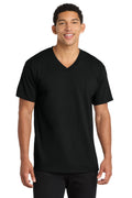 Mens Core Short Sleeve V-Neck T-Shirt - Jet Black