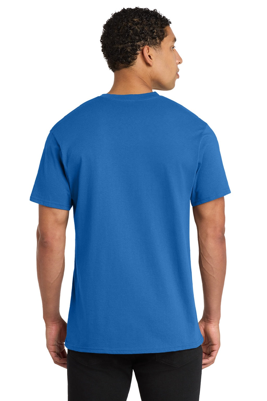Mens Core Short Sleeve V-Neck T-Shirt - Royal Blue