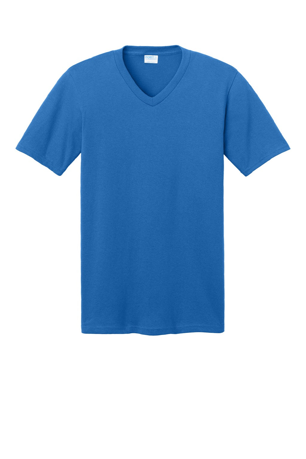 Mens Core Short Sleeve V-Neck T-Shirt - Royal Blue