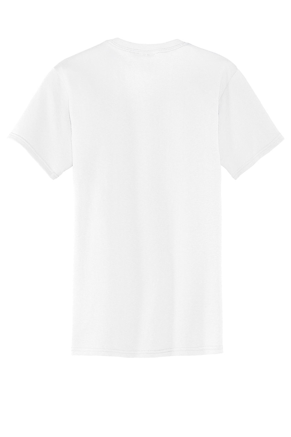 Mens Core Short Sleeve Crewneck T-Shirt w/ Pocket - White