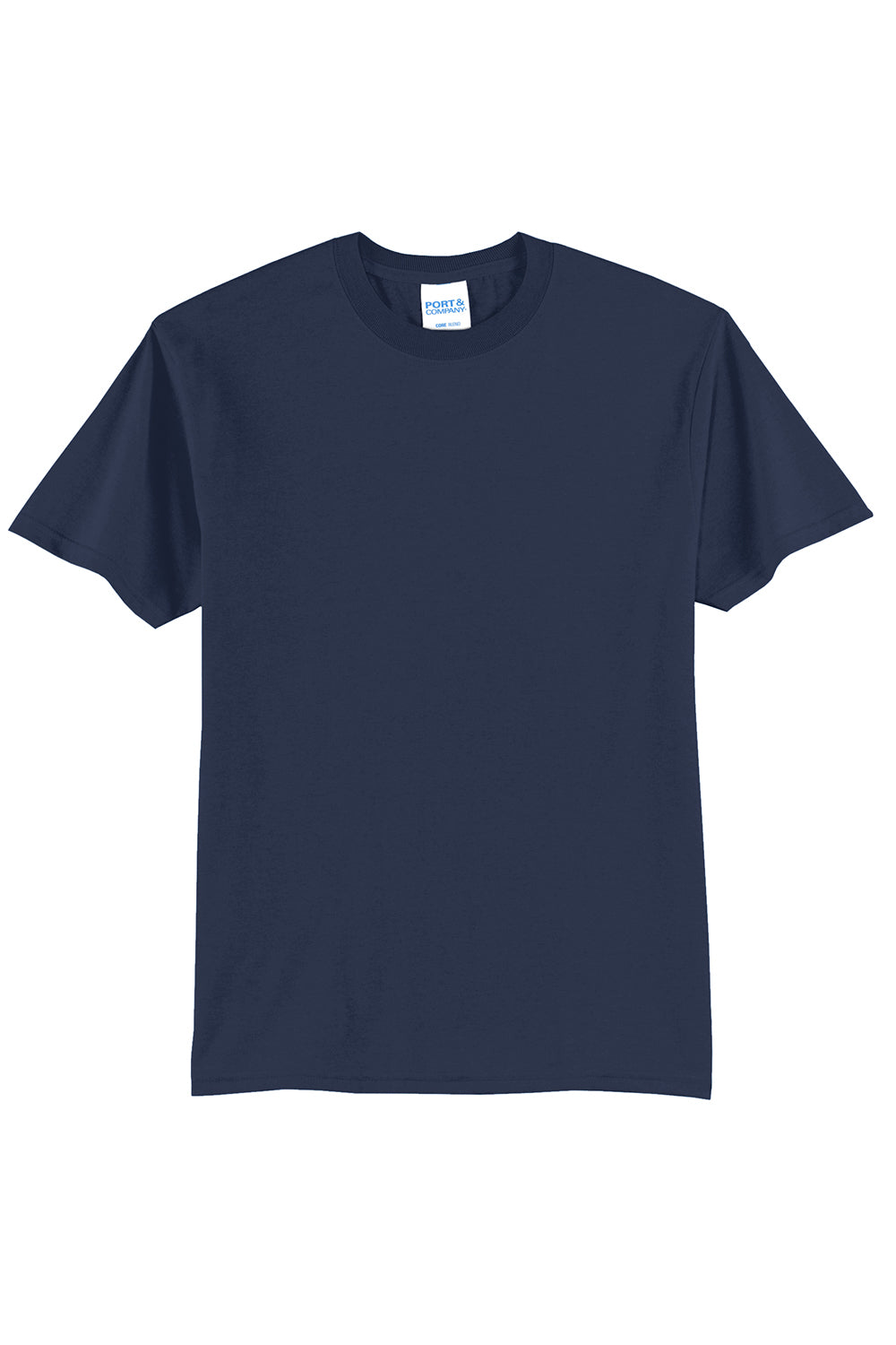 Mens Core Short Sleeve Crewneck T-Shirt - Navy Blue