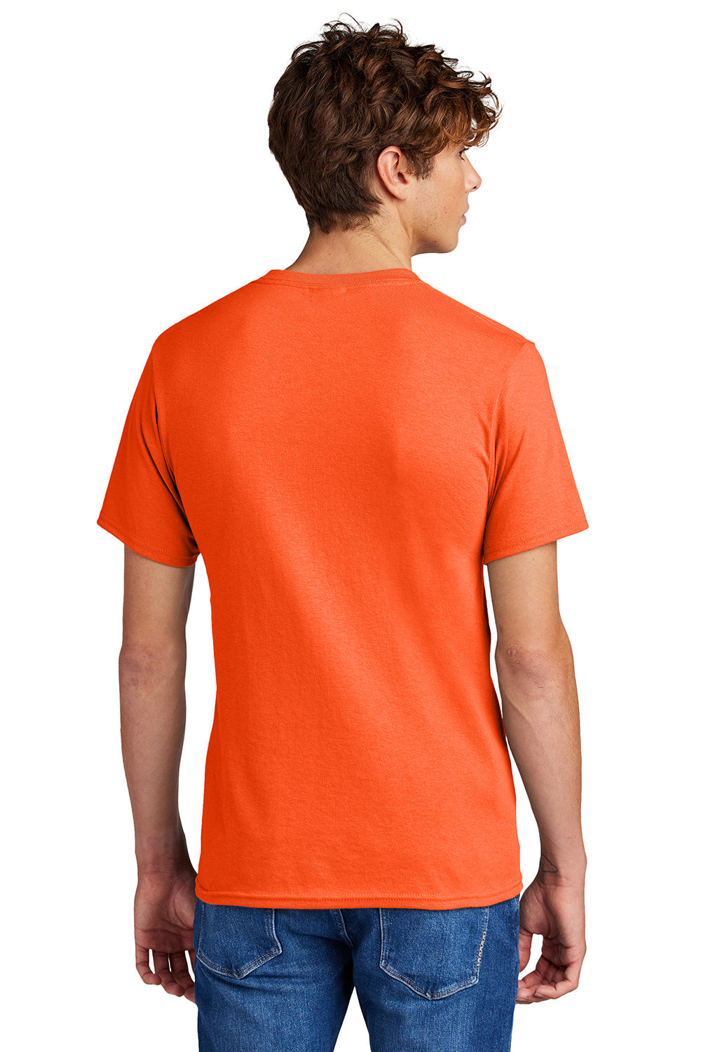 Mens Core Short Sleeve Crewneck T-Shirt - Safety Orange