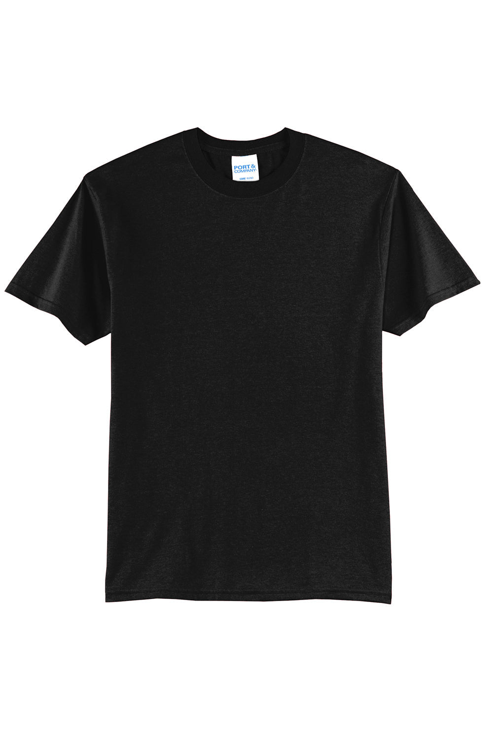 Mens Core Short Sleeve Crewneck T-Shirt - Jet Black