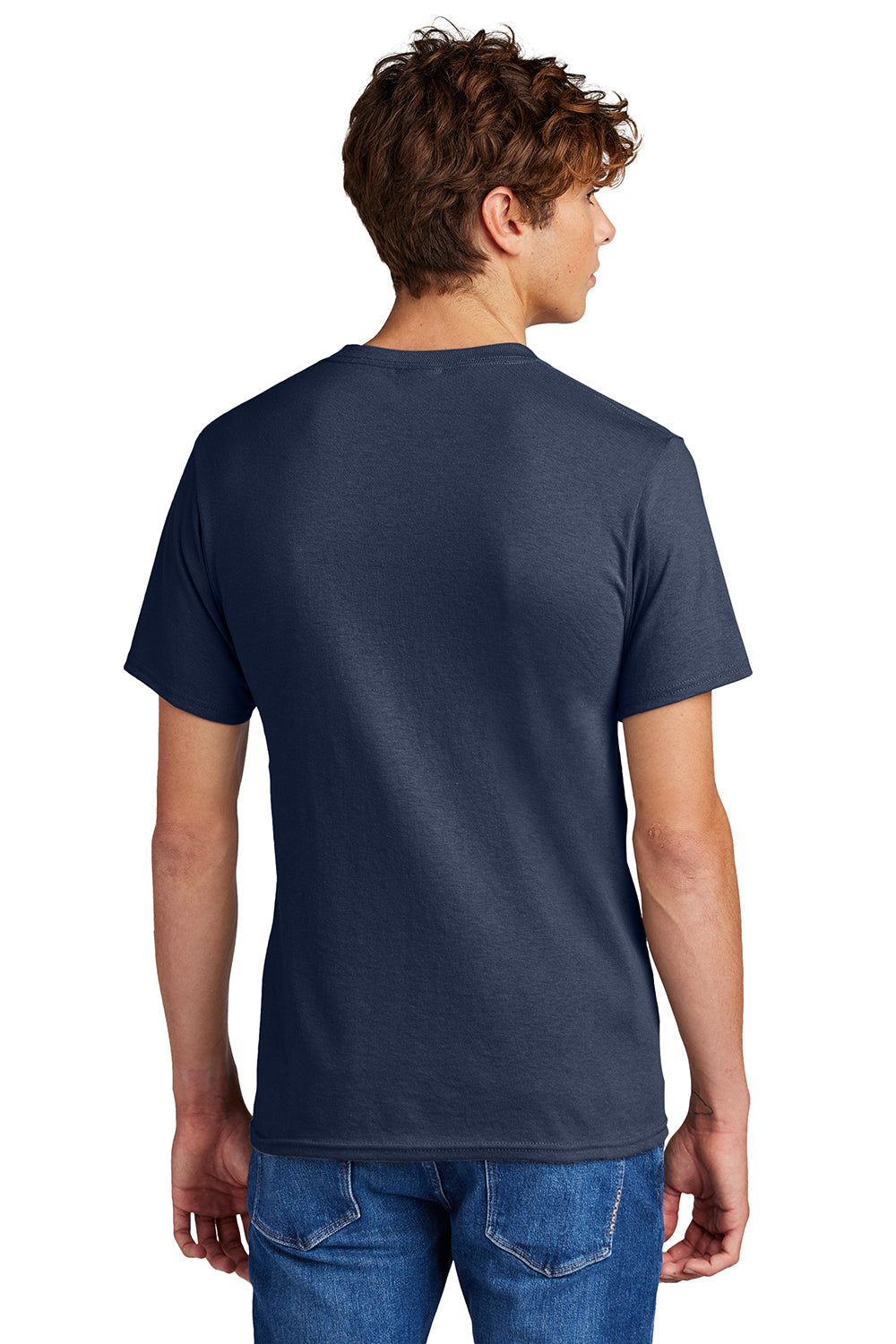 Mens Core Short Sleeve Crewneck T-Shirt - Navy Blue