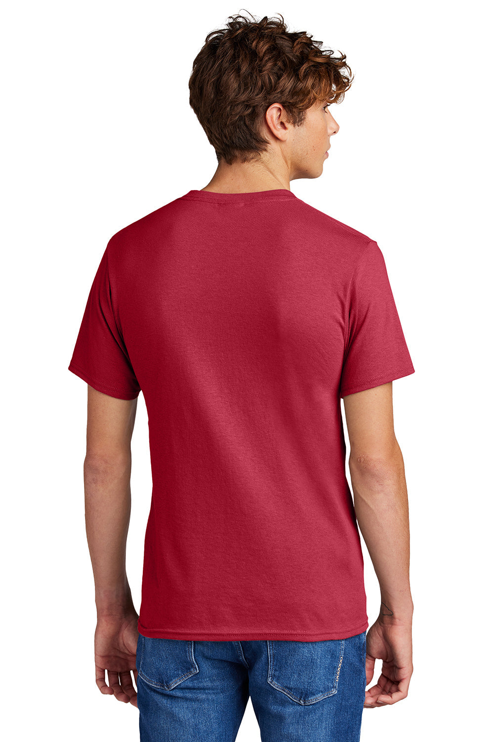Mens Core Short Sleeve Crewneck T-Shirt - Red