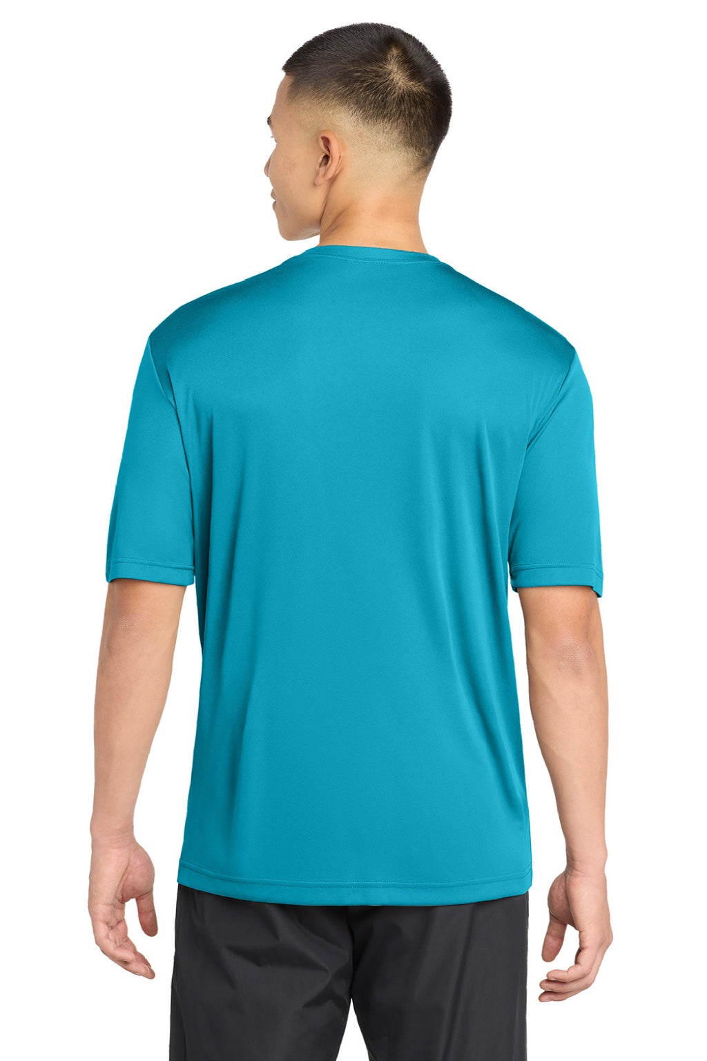 Sport-Tek Mens Competitor Moisture Wicking Short Sleeve Crewneck T-Shirt - Atomic Blue