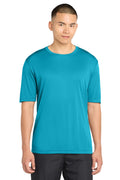 Sport-Tek Mens Competitor Moisture Wicking Short Sleeve Crewneck T-Shirt - Atomic Blue
