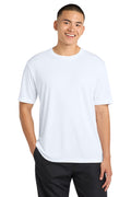 Sport-Tek Mens Competitor Moisture Wicking Short Sleeve Crewneck T-Shirt - White